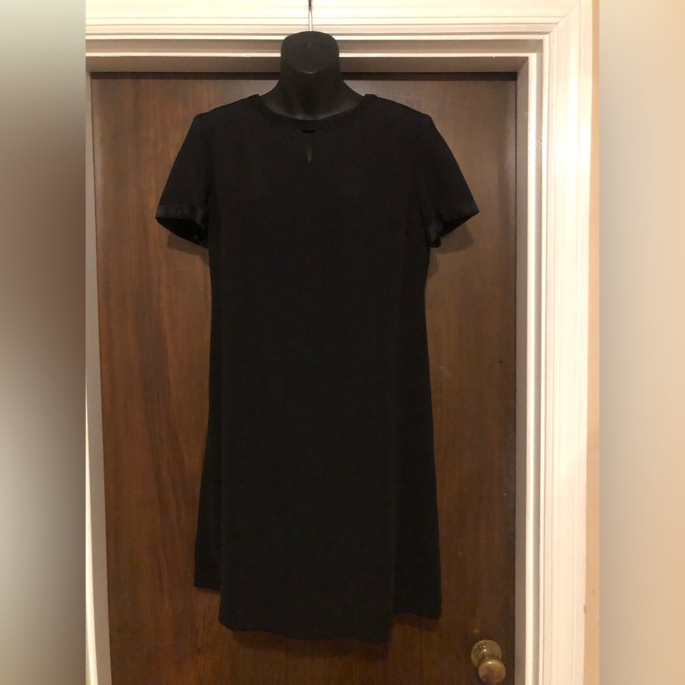 Virgo Petite Little Black Dress - size 12P - 35” in length